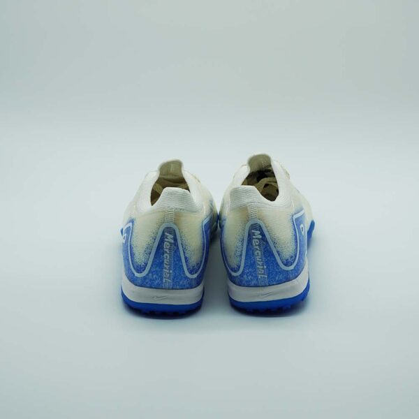 Nike Air Zoom Mercurial Vapor 16 Elite Trainer - Beige/Blue - Image 3