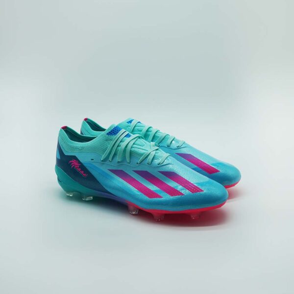 Adidas X Crazyfast Messi  Bienvenido A Miami - Flash Aqua/lucid Pink/lucid Cyan Limited Edition
