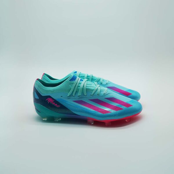 Adidas X Crazyfast Messi  Bienvenido A Miami - Flash Aqua/lucid Pink/lucid Cyan Limited Edition - Image 2